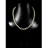 Necklace White pearls 7mm 45cm silver