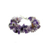 Amethyst crumb bracelet