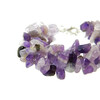 Amethyst crumb bracelet