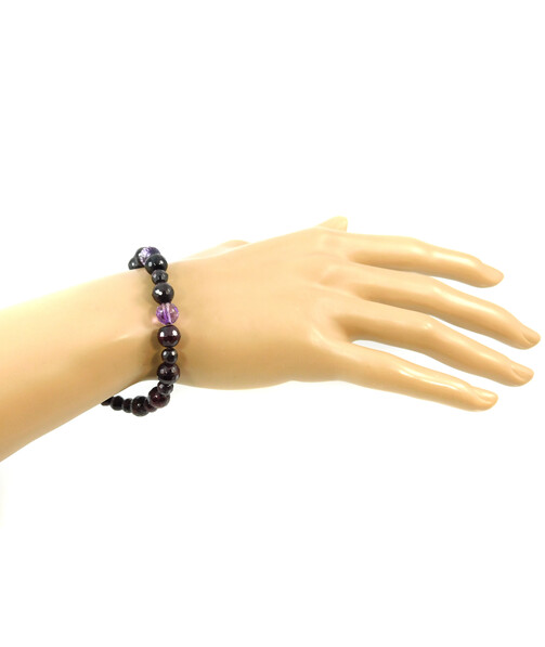 Exclusive bracelet Garnet, Ametrine