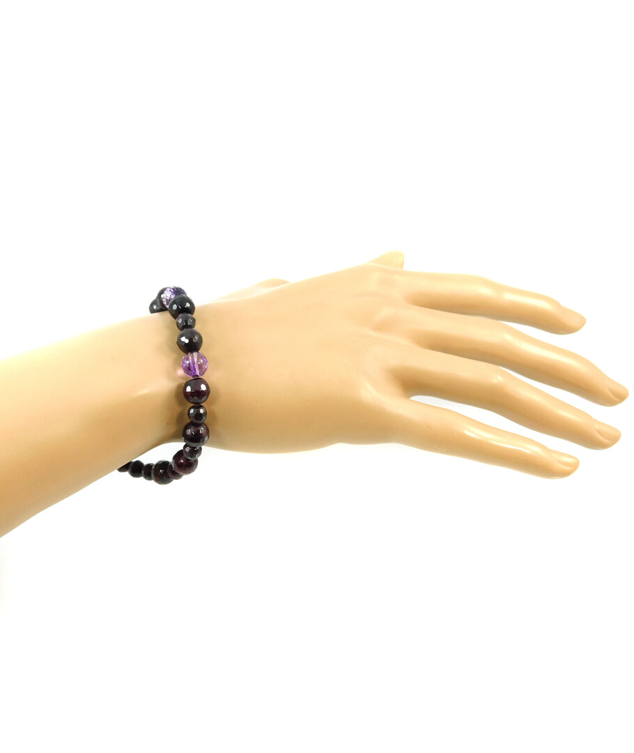 Exclusive bracelet Garnet, Ametrine