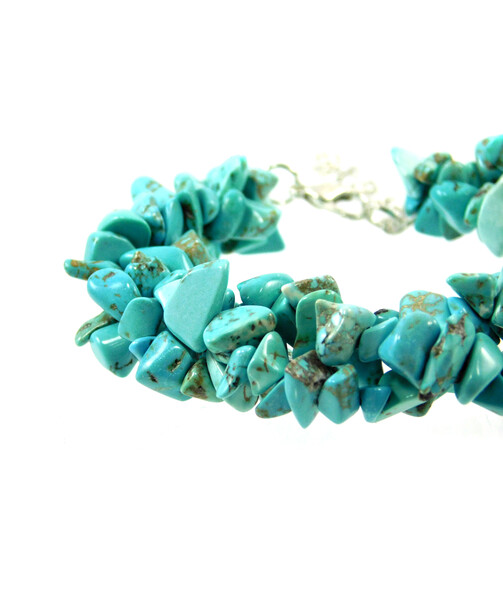 Turquoise crumb bracelet