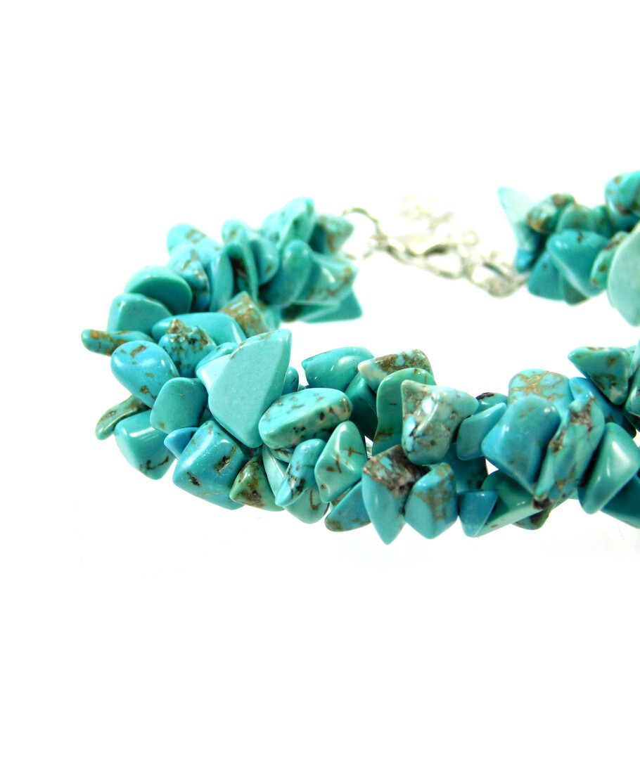 Turquoise crumb bracelet