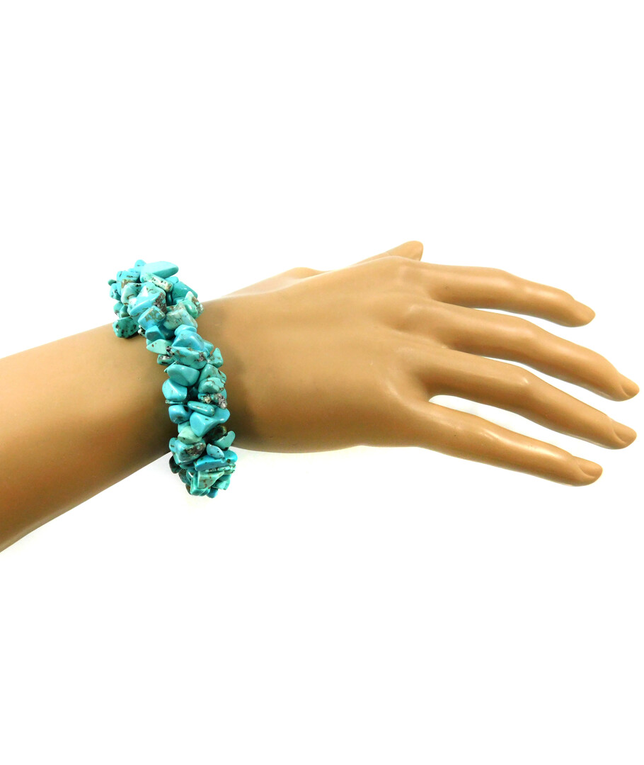 Turquoise crumb bracelet