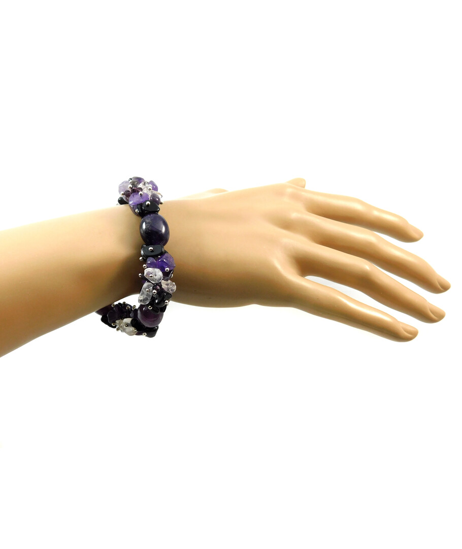 Exclusive Amethyst bracelet "Collins"