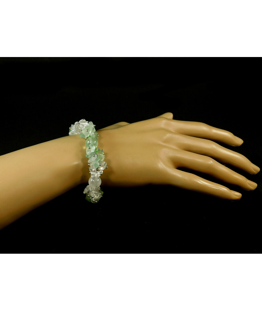 Exclusive bracelet "Dionia" Fluorite