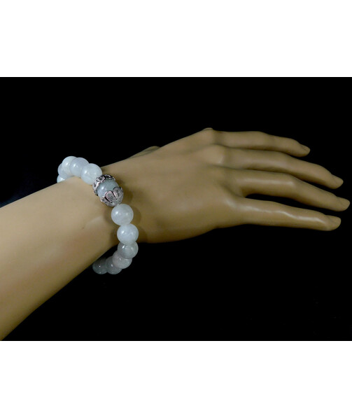 Exclusive bracelet Adular, silver