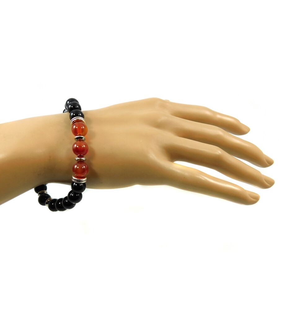 Exclusive bracelet Agate, Carnelian