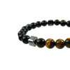 Exclusive bracelet Agate, Tiger&#039;s eye, Hematite