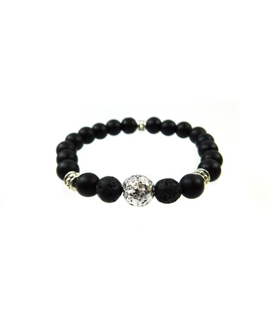 Exclusive bracelet Shungite, Lava