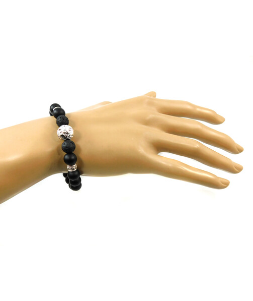 Exclusive bracelet Shungite, Lava