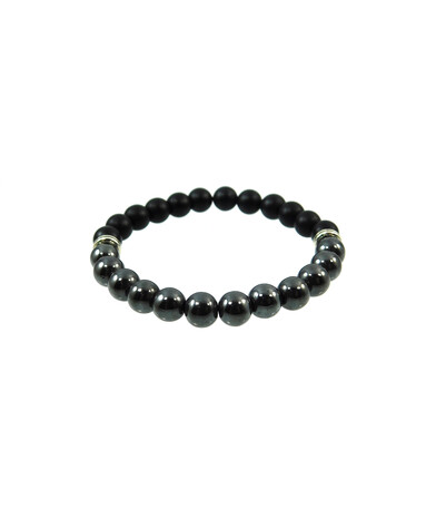 Exclusive Shungite, Hematite bracelet