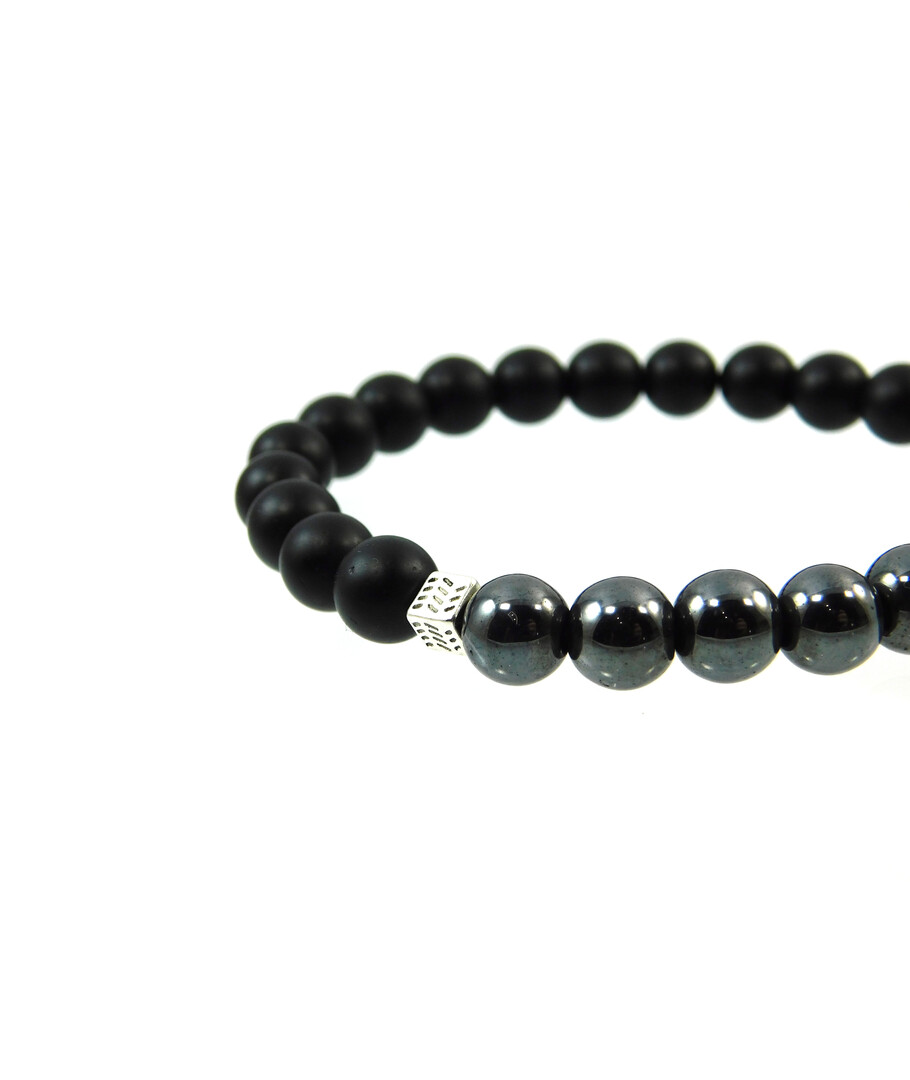 Exclusive Shungite, Hematite bracelet