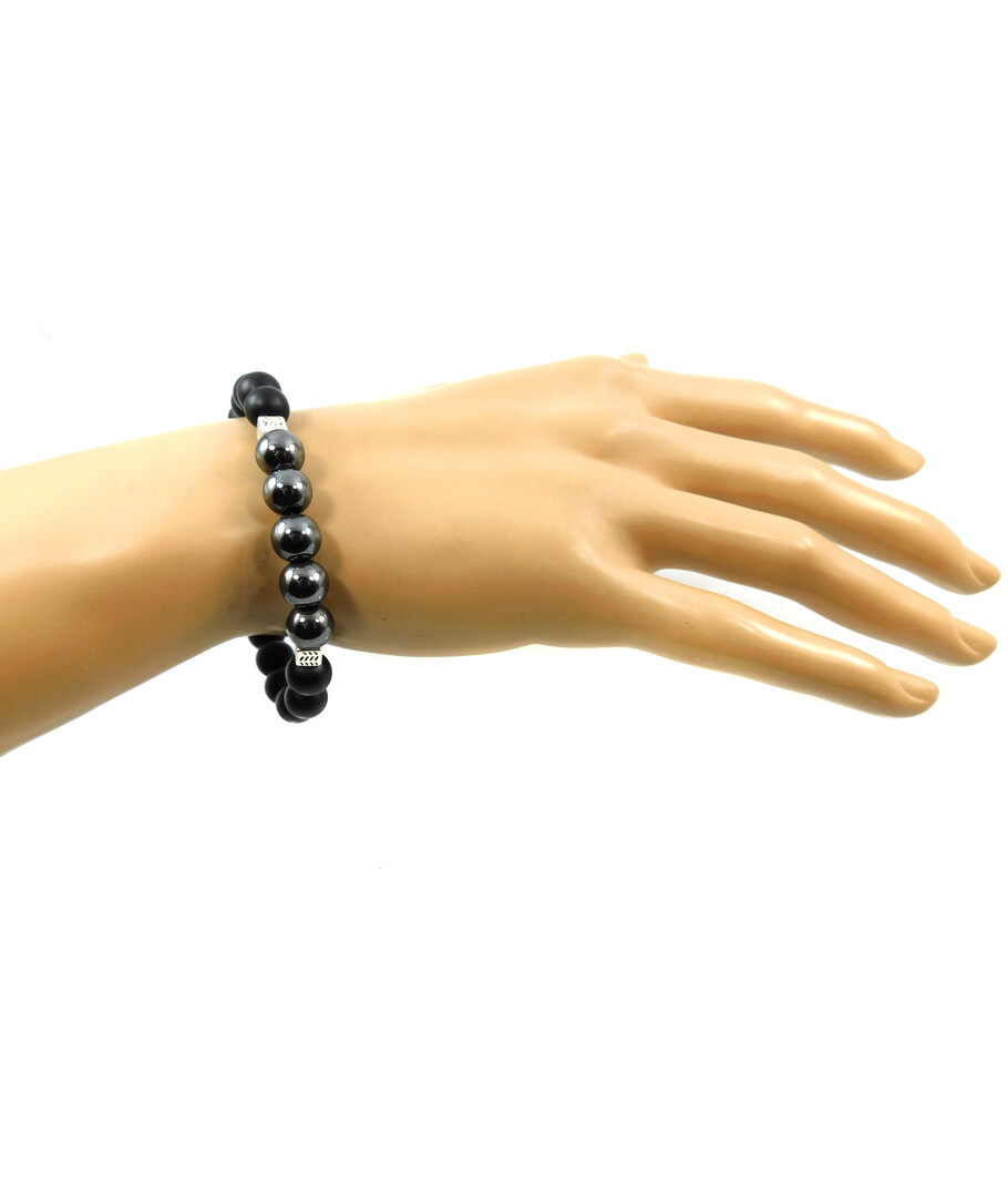 Exclusive Shungite, Hematite bracelet