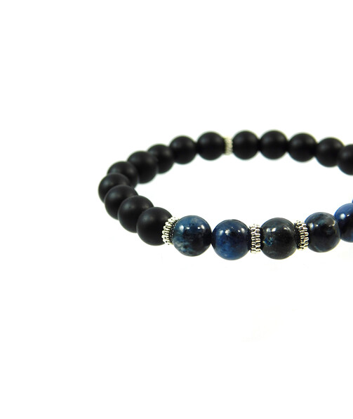 Exclusive bracelet Shungite, Kyanite