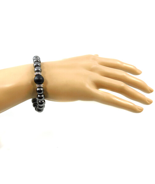 Exclusive Hematite, Shungite bracelet