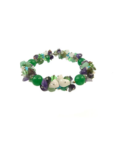 Exclusive bracelet "Autumn motif" Jade