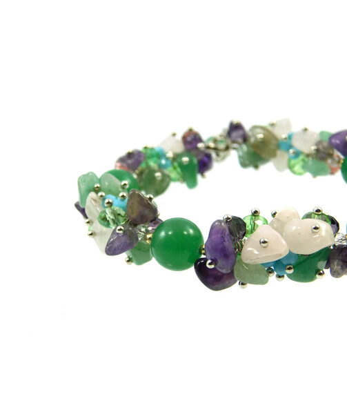 Exclusive bracelet "Autumn motif" Jade