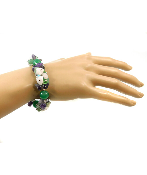 Exclusive bracelet "Autumn motif" Jade