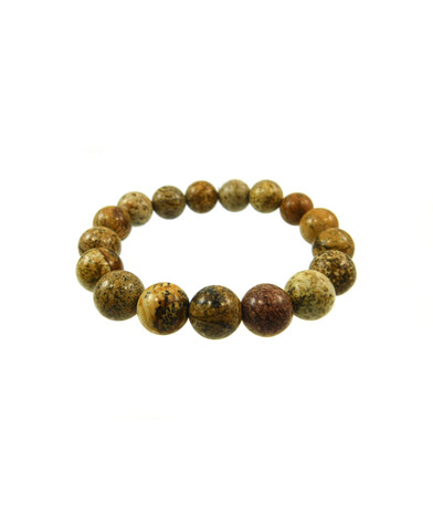 Bracelet Jasper 12 mm sand