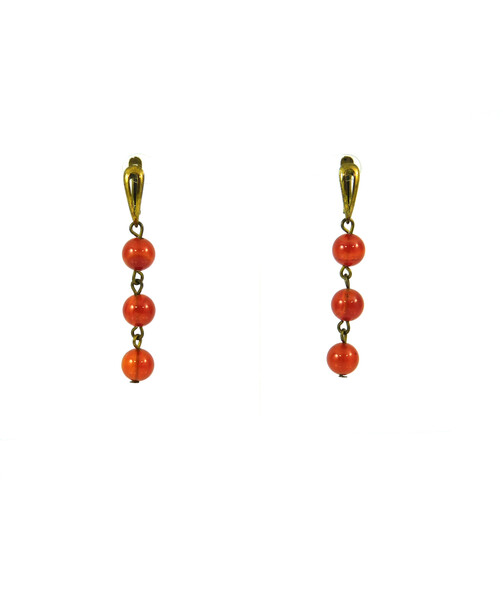 Carnelian earrings