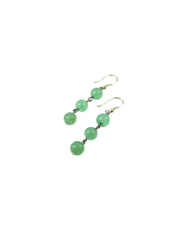 Jade earrings