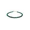 Bracelet Malachite facet 4 mm