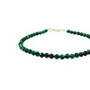 Bracelet Malachite facet 4 mm