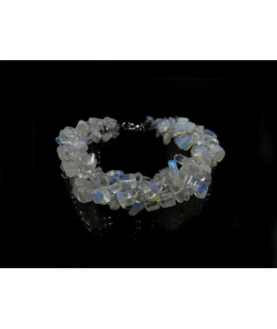 Exclusive bracelet "Winter frost" Moonstone