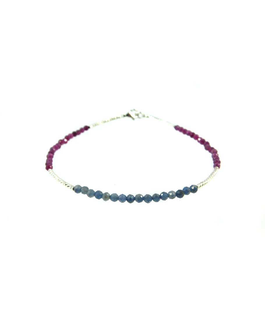 Exclusive bracelet Ruby face, Sapphire