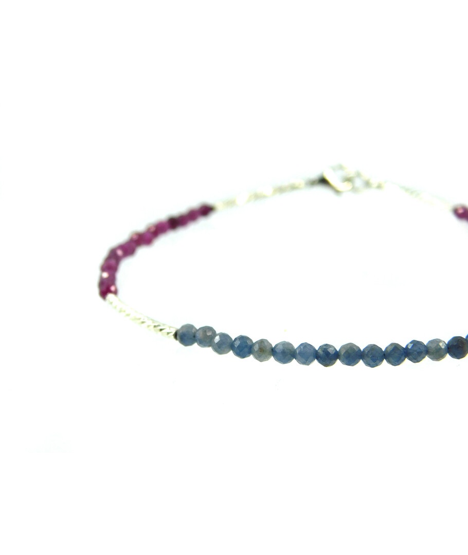 Exclusive bracelet Ruby face, Sapphire