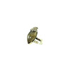 Rutile quartz ring, silver