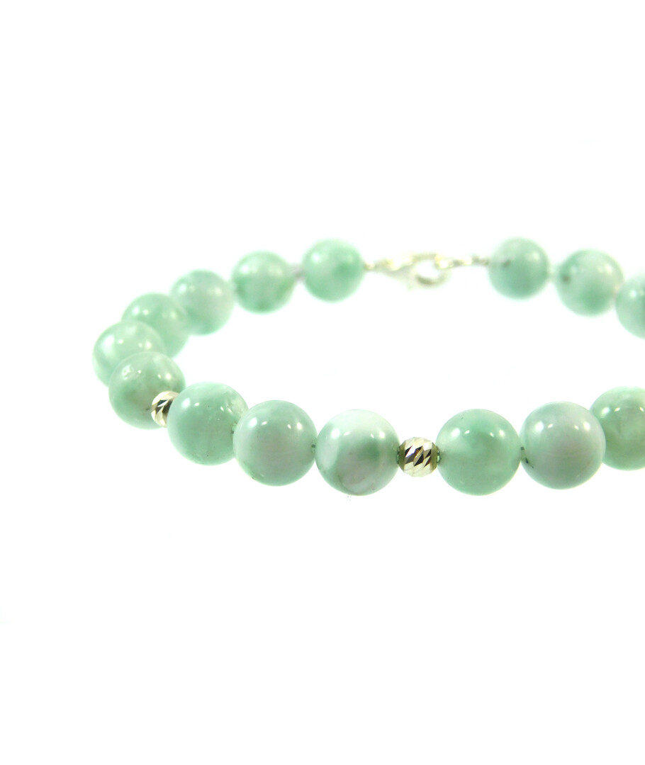 Exclusive bracelet Angelite, Fluorite