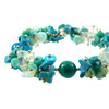 Exclusive bracelet &quot;Mountain Spring&quot; Chrysokola