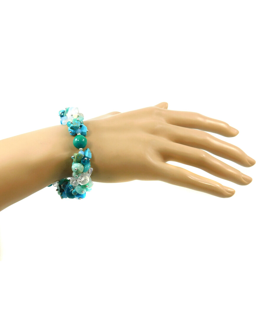 Exclusive bracelet "Mountain Spring" Chrysokola