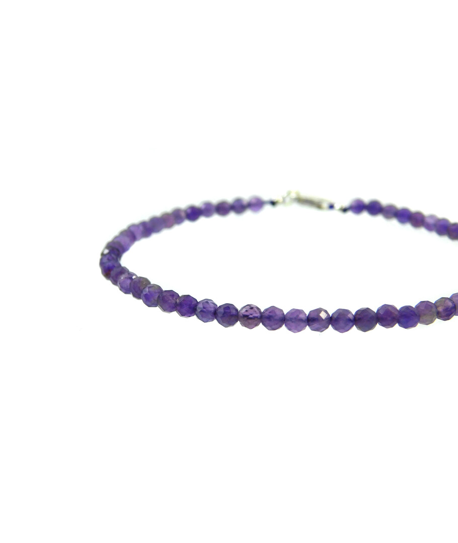 Exclusive bracelet Amethyst facet