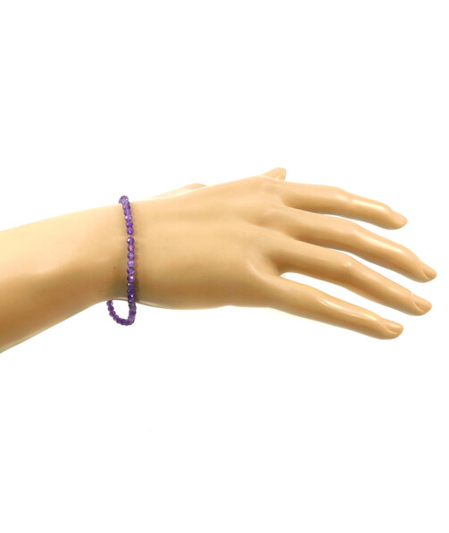 Exclusive bracelet Amethyst facet