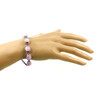 Exclusive bracelet &quot;Adagio&quot; Kunzite, Amethyst