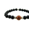 Exclusive bracelet &quot;Couple&quot; Agate, Aventurine brown