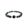 Exclusive bracelet &quot;Couple&quot; Agate frosty, Shungite