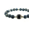 Exclusive bracelet &quot;Couple&quot; Agate frosty, Shungite