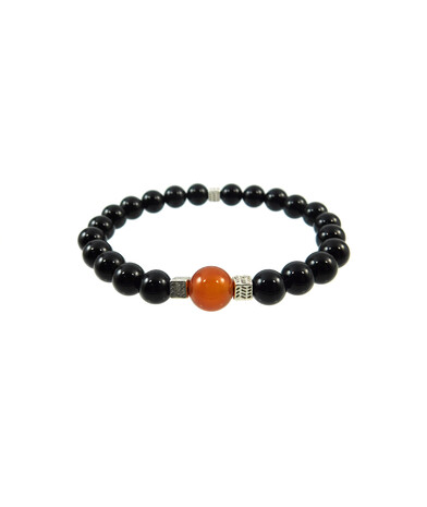 Exclusive bracelet "Pairny" Agate, Carnelian