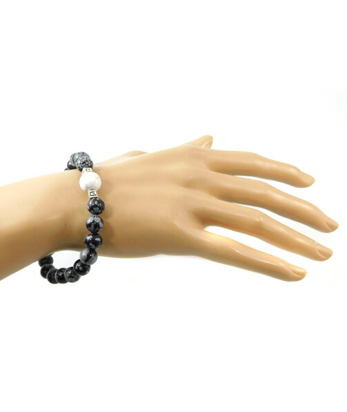 Exclusive bracelet "Couple" Obsidian, Caholong