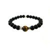 Exclusive bracelet &quot;Couple&quot; synthetic Shungite, Tiger&#039;s eye