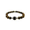 Exclusive bracelet &quot;Couple&quot; Tiger&#039;s eye, Shungite