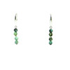 Earrings African Turquenite 6 mm facet