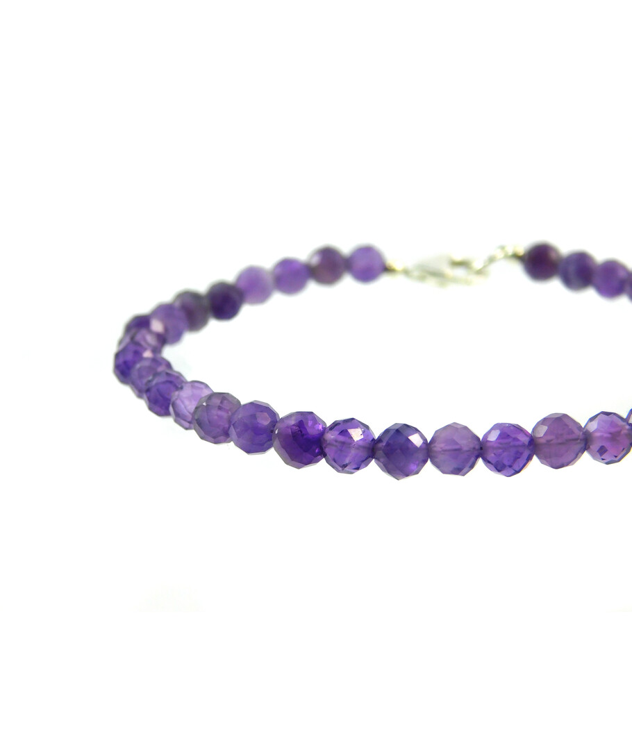 Exclusive bracelet Amethyst facet