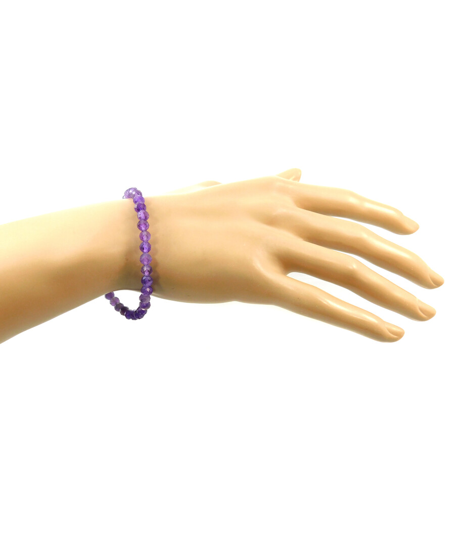 Exclusive bracelet Amethyst facet