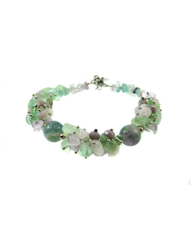 Exclusive bracelet "Gentle Fluorite"