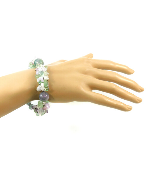 Exclusive bracelet "Gentle Fluorite"